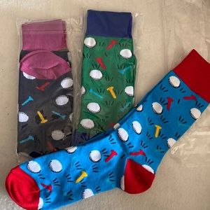 Men’s golf socks. 3pack new without tags